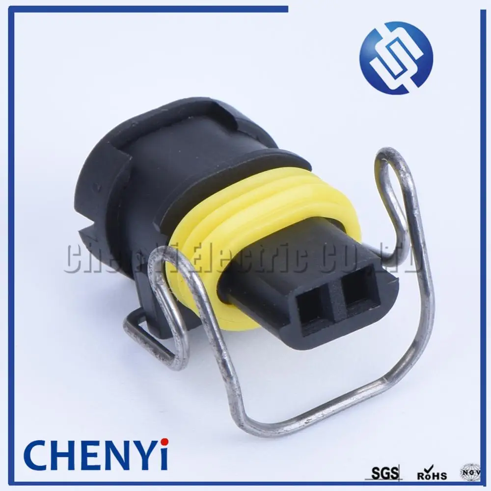 2 Pin Waterproof connector Excavator electrical nozzle E320 323 325 329 330 336D Injector C7C9 Injector Plug For CAT Excavator