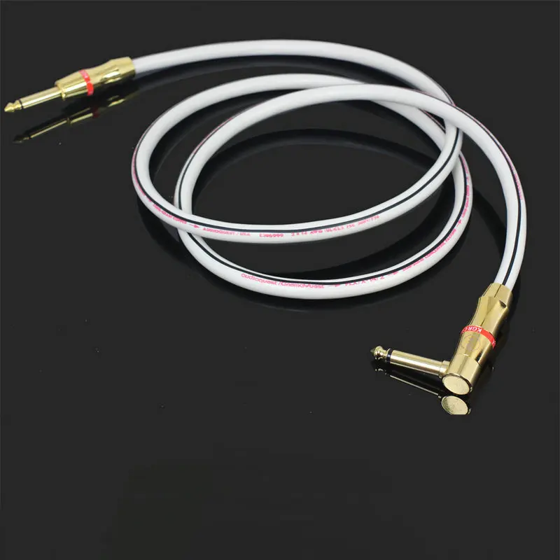 NEW 6.35MM TO 6.35MM MALE TO MALE CABLE Guitar Bass Audio Cable Musical Instrument Audio Durable 092302