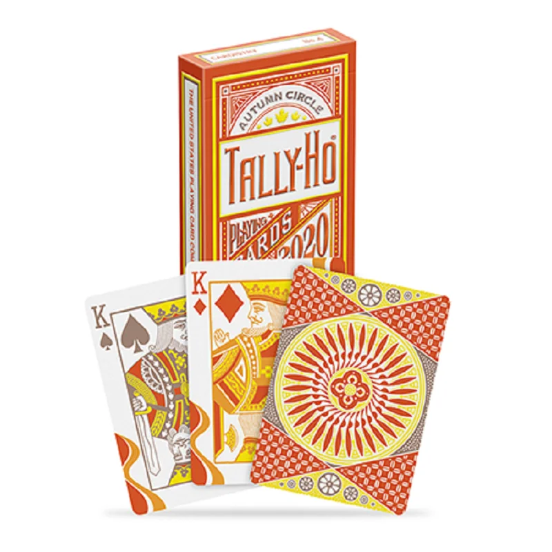 Tally-Ho-cartas de la serie de la temporada USPCC, cartas de tamaño de póker, trucos de magia, accesorios para mago