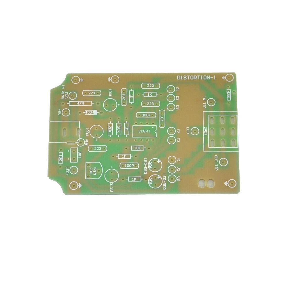 Make Your Own Distortion Guitar Pedal All Kits With1590B True Bypass LANDTONE DS-NO1