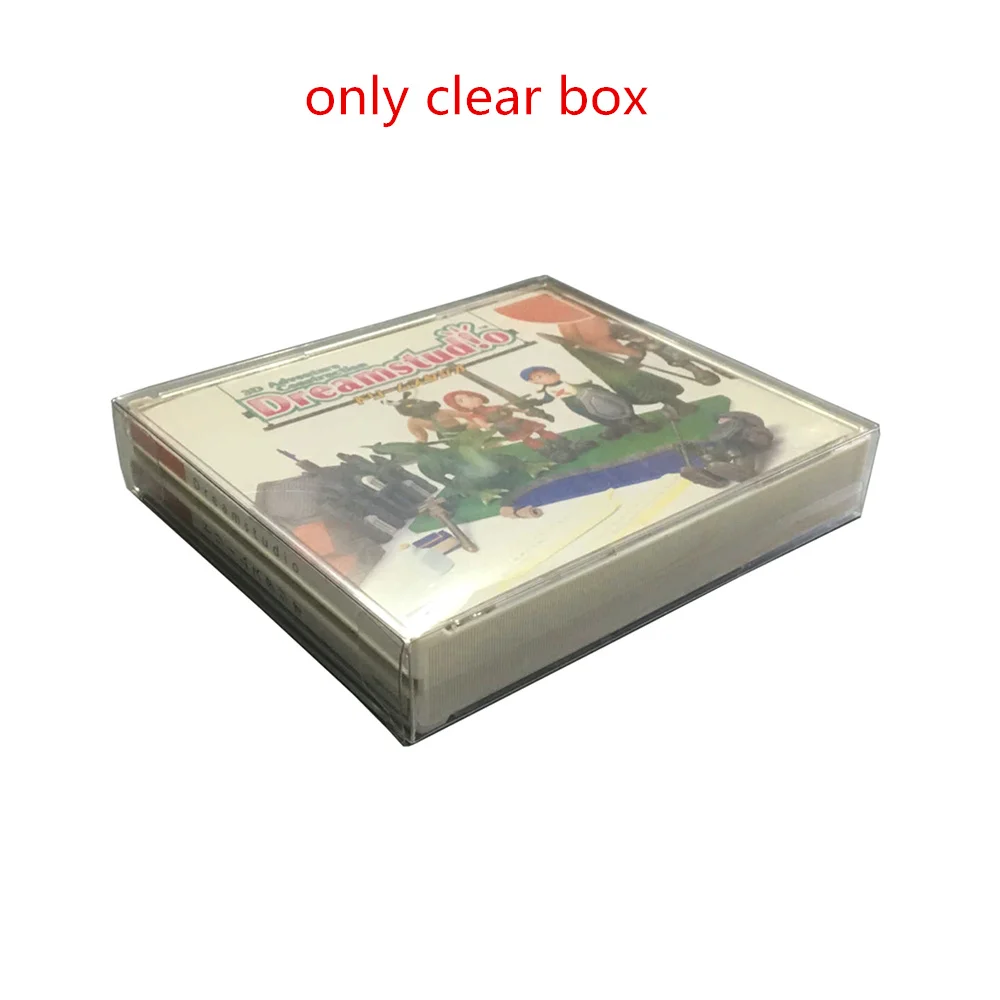 

Clear game card box for playstion ps1 for sega DC SS