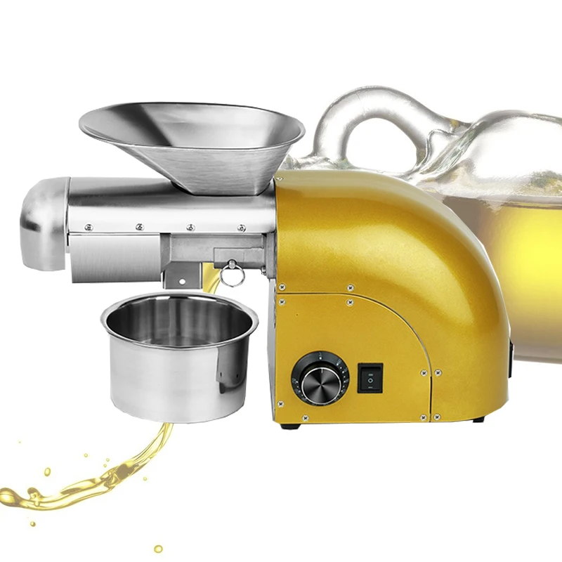 Coconut Peanut Sunflower Oil Press Household and Commercial Stainless Steel Oil Press Machine for Cold/Hot Squeeze