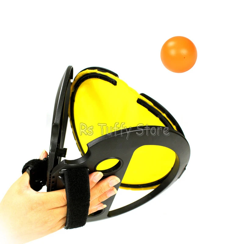 Outdoor Games Parent-Child Throwing and Catching Ball Sports Fitness Hand Grasping The Ball Racket for Adult Children Toys Gifts