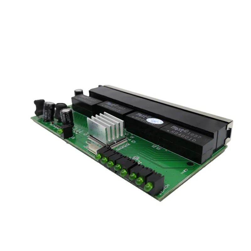 OEM Model Baru 8 Port Gigabit Switch Modul Desktop RJ45 Ethernet Switch Modul 10/100/1000Mbps Lan switch Hub Modul 8 Portas