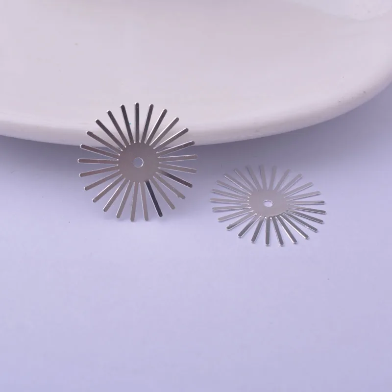 50 Stück AC11608 Bunte 20mm Runde Charms Abstandshalter Schmuckzubehör – Detail 7