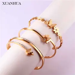 Luxury Butterfly Bracelet Stainless Steel 2023 Fashion Jewelry