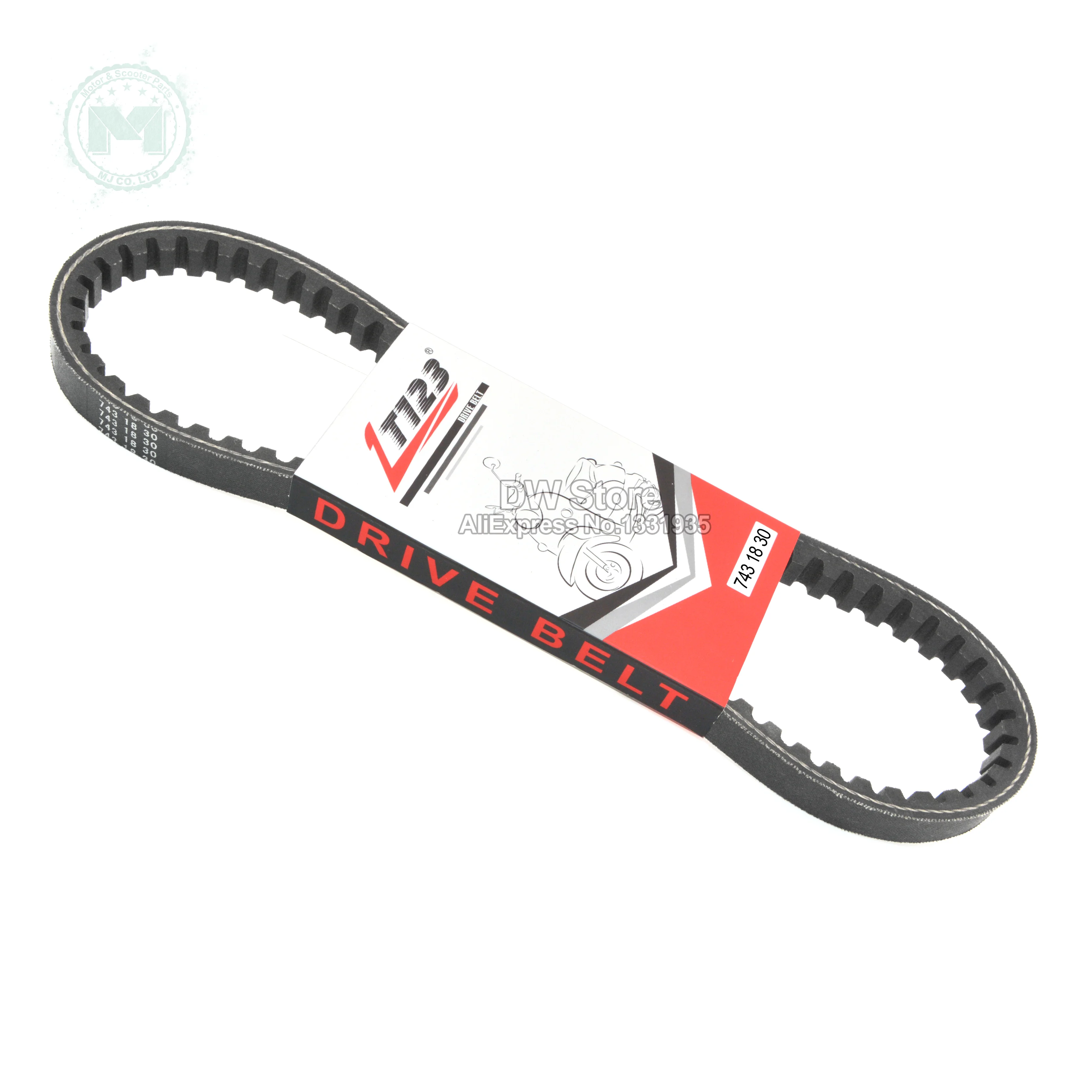 LT123 743 18 Motorcycle Scooter Moped High Quality Rubber Drive Belt