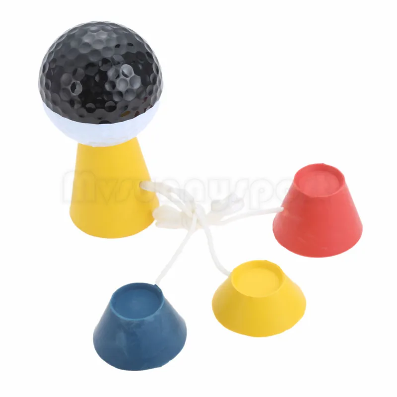 4Pcs Golf Playing Game Rubber Winter Golf Tees Golf Equip Golf Ball Holder Kit