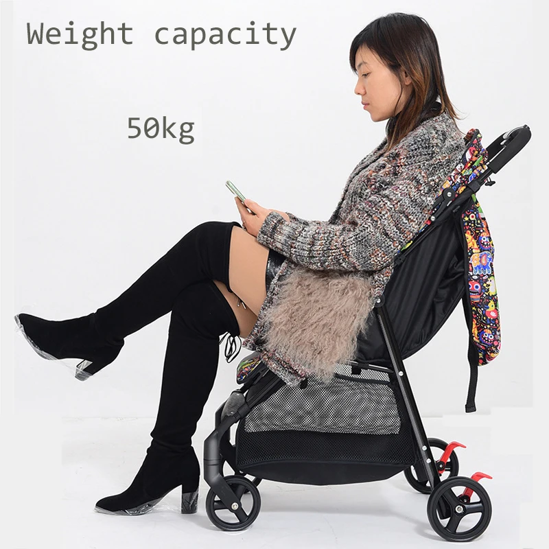 Portable Baby Stroller Lightweight Travel Pram Folding Baby Carriage Newborn Stroller 0-3 Years Old