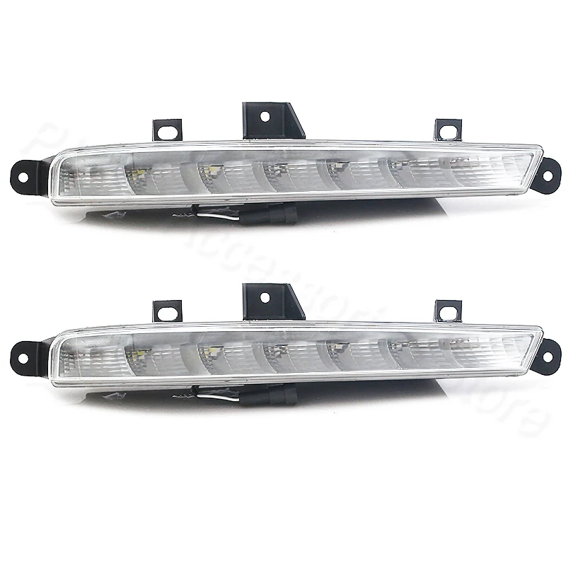DRL LED Daytime Running Light Daylight For Benz W221 S63 AMG 2007-2010 2011 2012 2013 Fog Lamps Light 2218201356 221 820 14 56