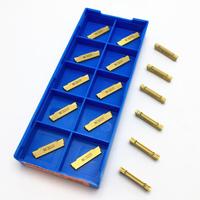 10PCS MGMN150 G NC3020 Slotted Blade Carbide Blade Turning Tool CNC Turning Tool Slotting Separation MGMN 150