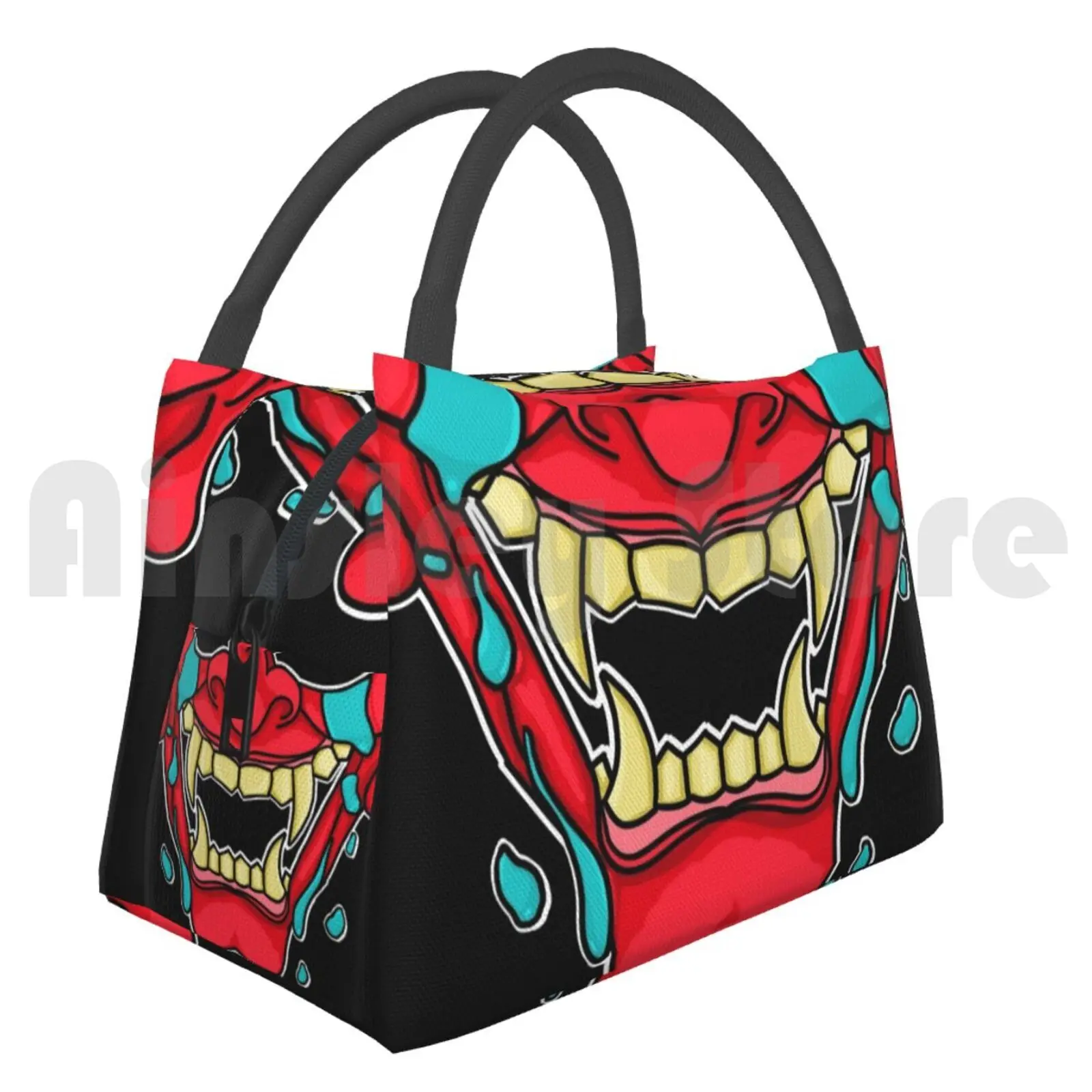 

Portable Insulation Bag Crying Oni Japanese Tattoo Oni Demon Theatre Drama Culture