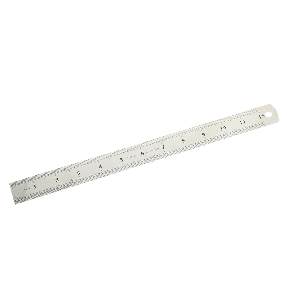 Sewing Foot Seam Stainless Steel Metal Ruler Tool Precision Double-sided Measurement Tool School Stationery