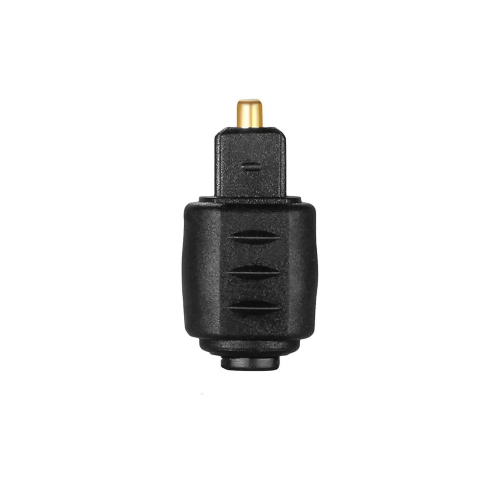 3.5mm Jack To Digital Toslink Plug Square Head Male To Round Head Female Audio Optical Fiber Converter Mini Optical O Adapter