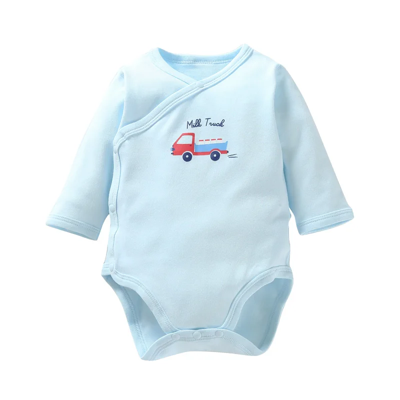 Baby bodysuit side opening V neck clothes children long sleeves baby pyjamas kids clothes 100% cotton baby body girls clothes