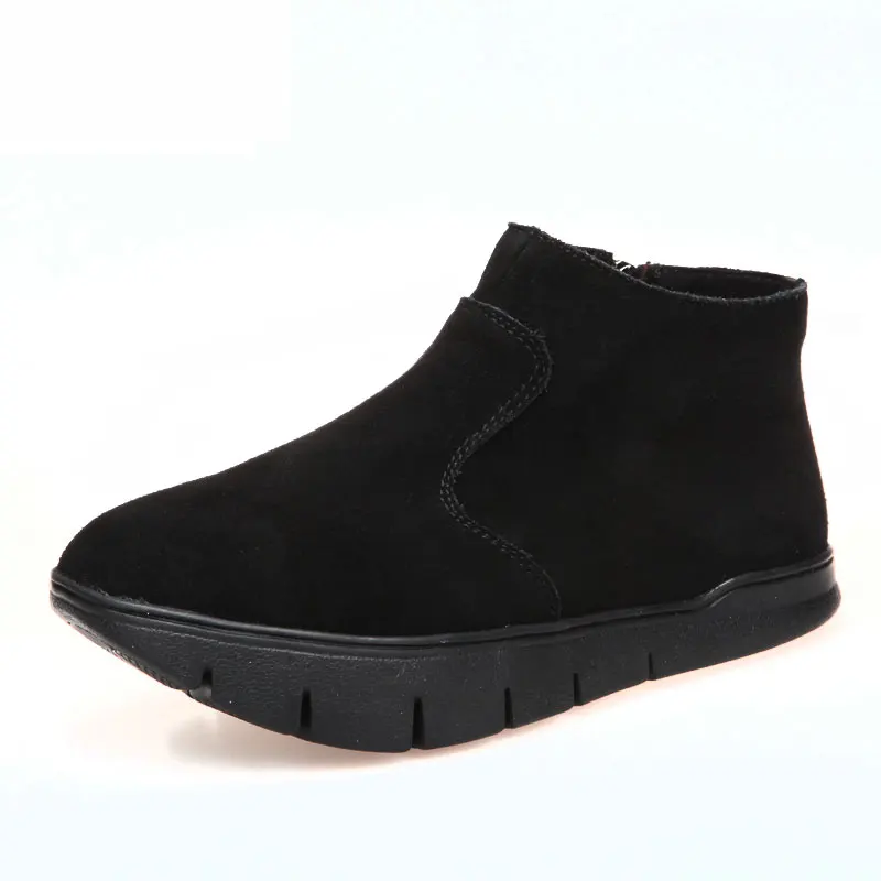 أحذية نسائية احترافية بكعب سلبي على شكل حرف K أحذية نسائية لتقويم العظام للخريف والشتاء من جلد البقر بالإضافة إلى أحذية مخملية متوسطة الجودة من الأمام