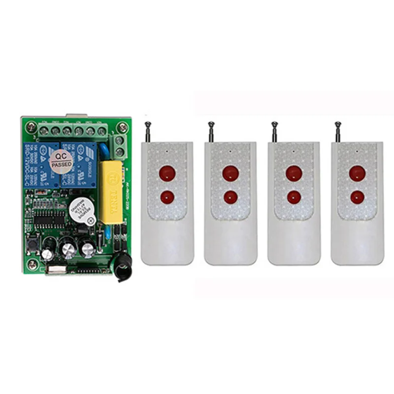 

1000m Long Range Universal Wireless Remote Control Switch AC 220V RF 2CH 2 CH 10A Relay Receiver Module and RF Remote Controls