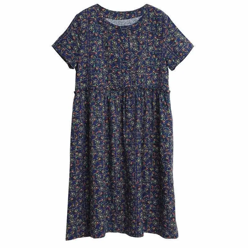 Vestido estampado holgado De verano para Mujer