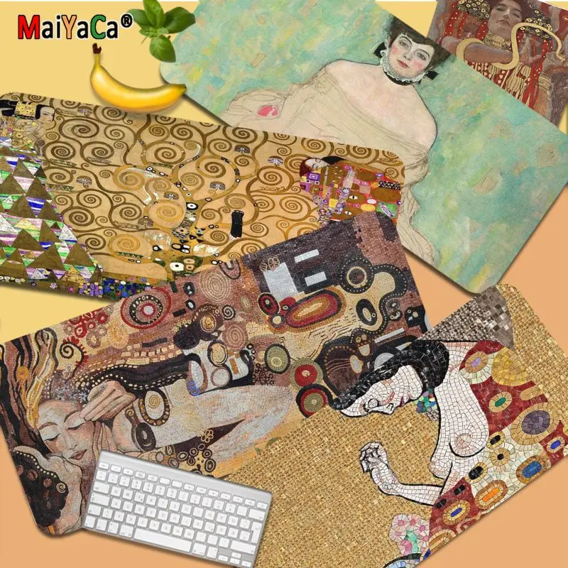 The kiss Gustav Klimt art painting Top Quality Customized laptop Gaming Size for CSGO Game Player Desktop PC Computer Laptop