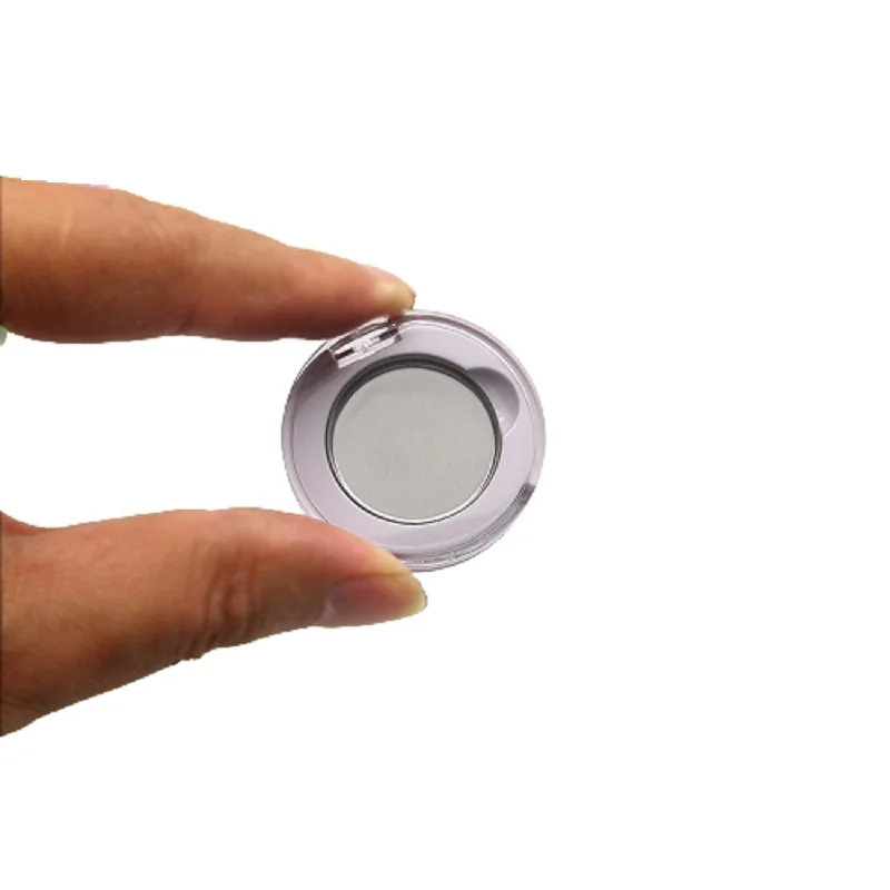 50pcs Eye Shadow Case Empty Black White Clear Round Magnetic Cosmetic Refillable Packaging 26mm Makeup Blush Powder Palette Box