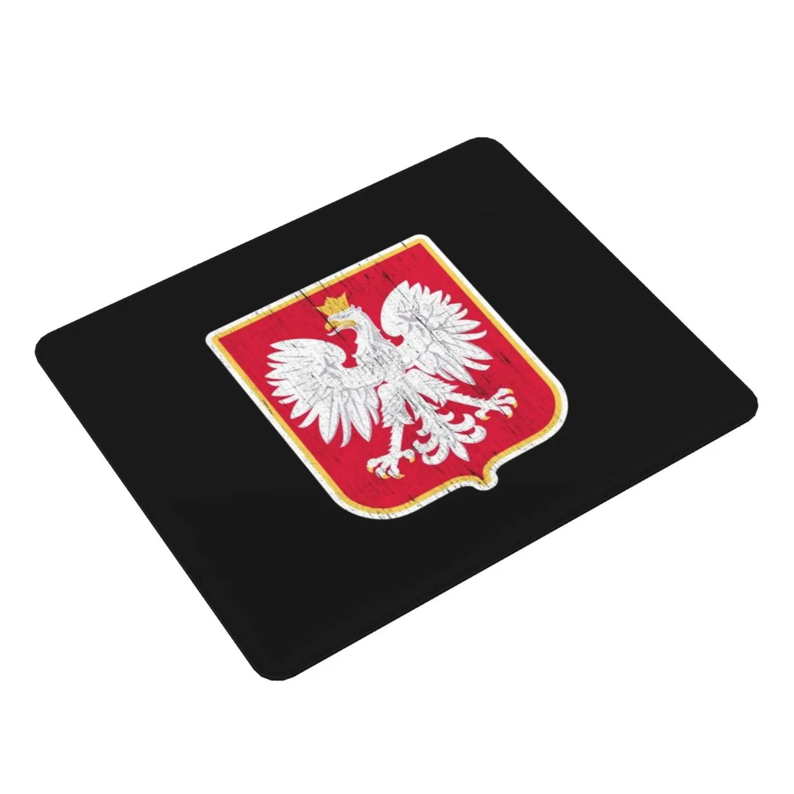 Polska Polish Coat Of Arms Eagle Flag Poland Mouse Pad DIY Print Cushion Pole Polish Poland Polish Eagle Proud