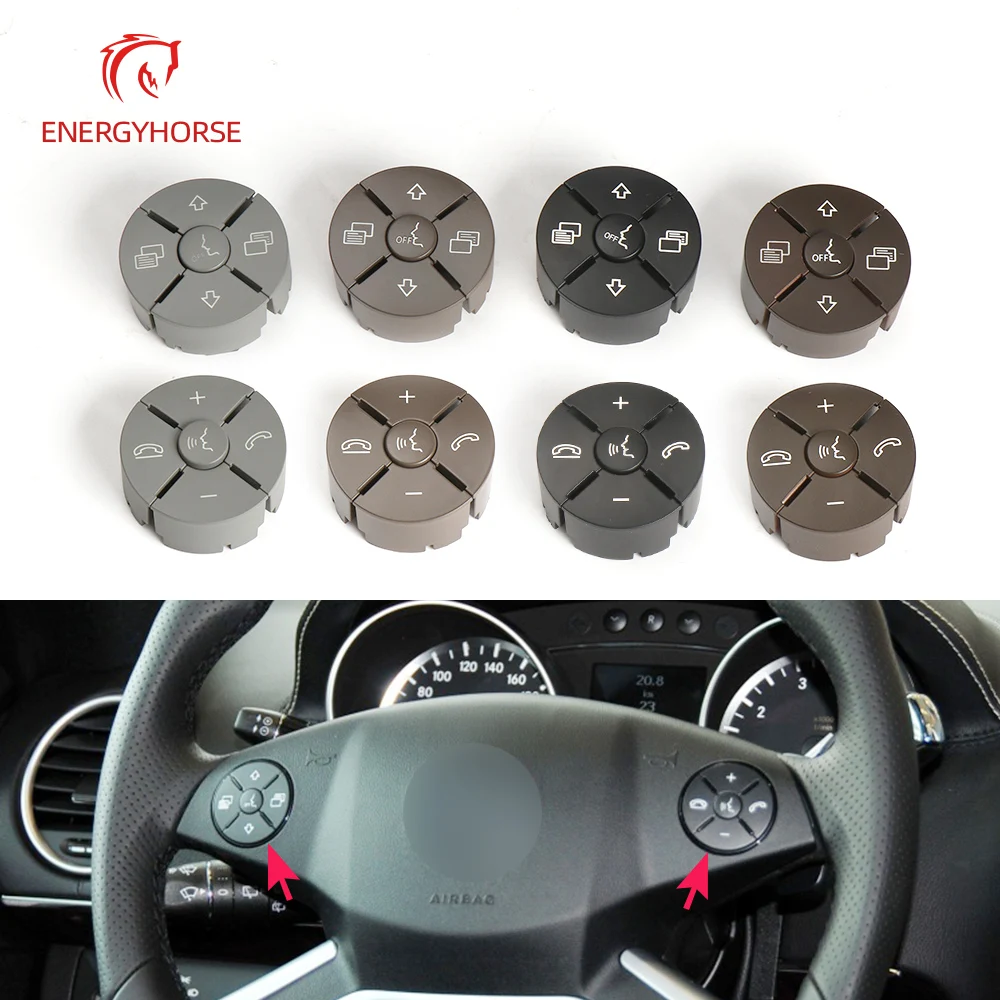 Car Multi-function Steering Wheel Push Buttons For Mercedes Benz R ML GL CLS SL SLK SLR Class W251 W164 W219 W230 W171 2007-2017