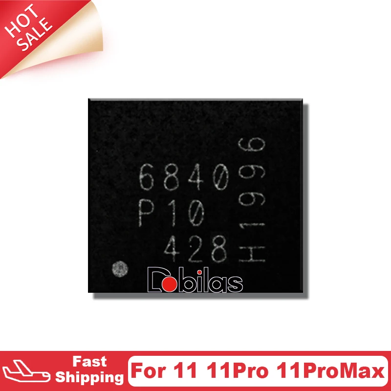 10Pcs PMB6840 6840 For iPhone 11 11 Pro 11Pro Max Baseband Power IC Chip PMU BBPMU_RF PMIC Integrated Circuits Chipset