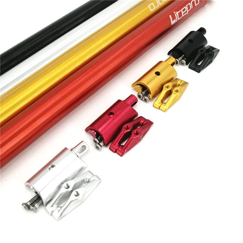 Litepro 31.8mm * 580mm 600mm For Brompton Seat Post Aluminum  Alloy Folding Bike 31.8mm Seatpost Bicycle Seat Tube