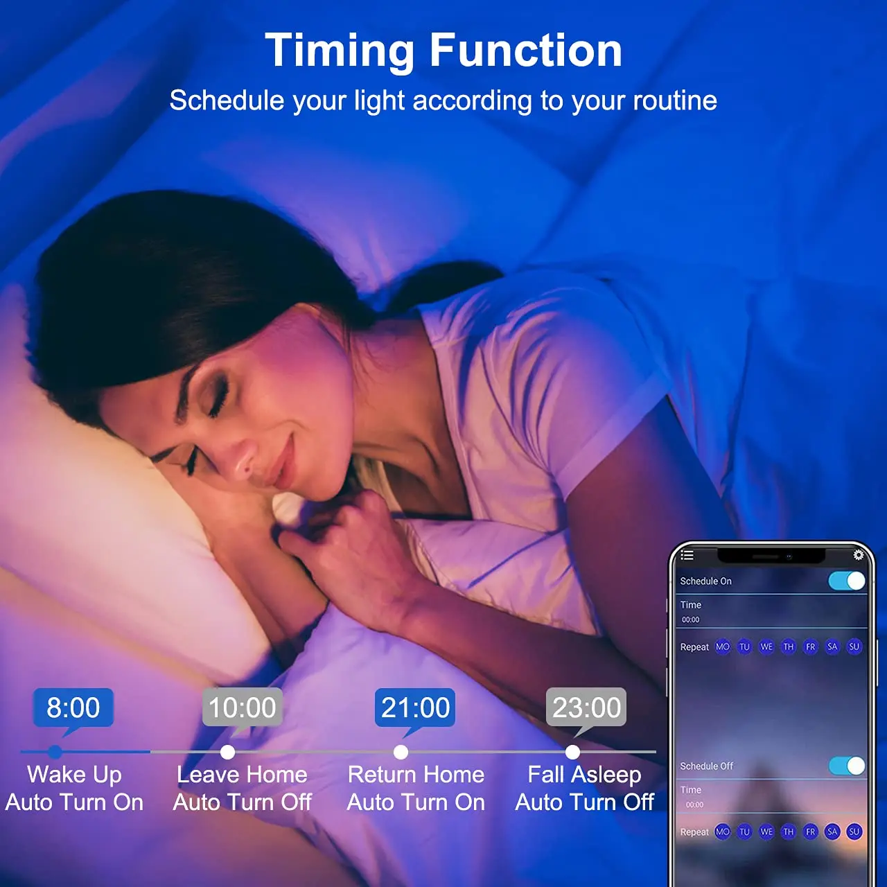 LED Light Strips Bluetooth Controller Flexible 5m-30m RGB 5050 Decoration BackLight Lamp Night light Luminous String For Bedroom