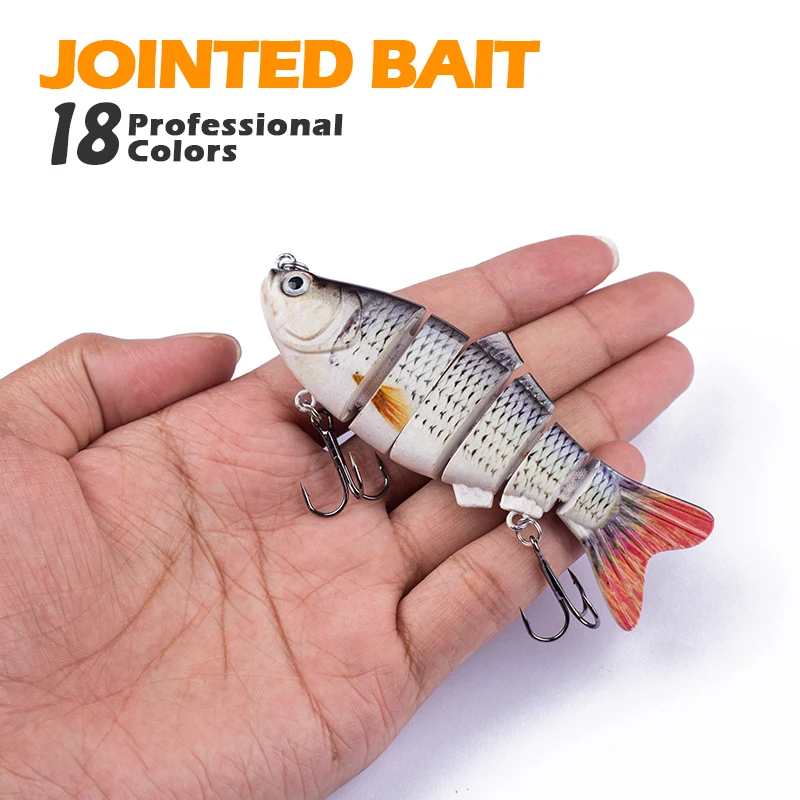 Hanlin Señuelo Swimbait Articulado Hundimiento – Para Lubina y Lucio - imagen 2