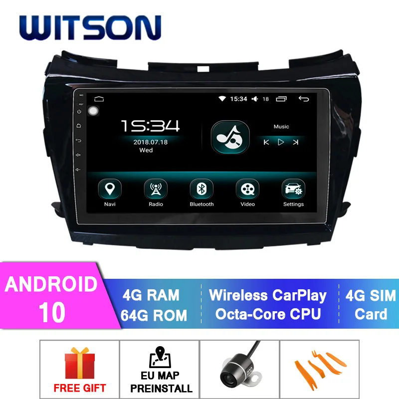 WITSON Android 10.0 4+64GB 10.2