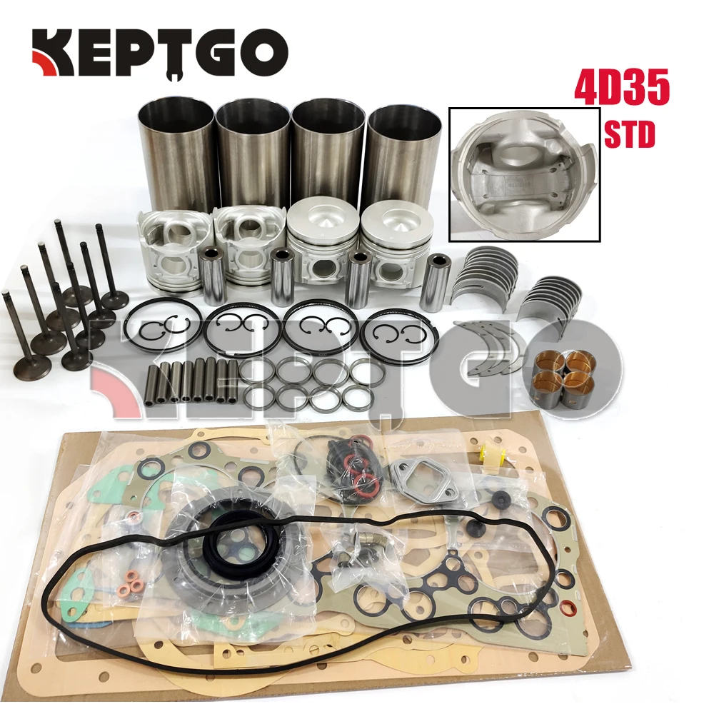 For Mitsubishi 4D35 4D35T Engine Rebuild Kit For Fuso Canter FE FG Trucks