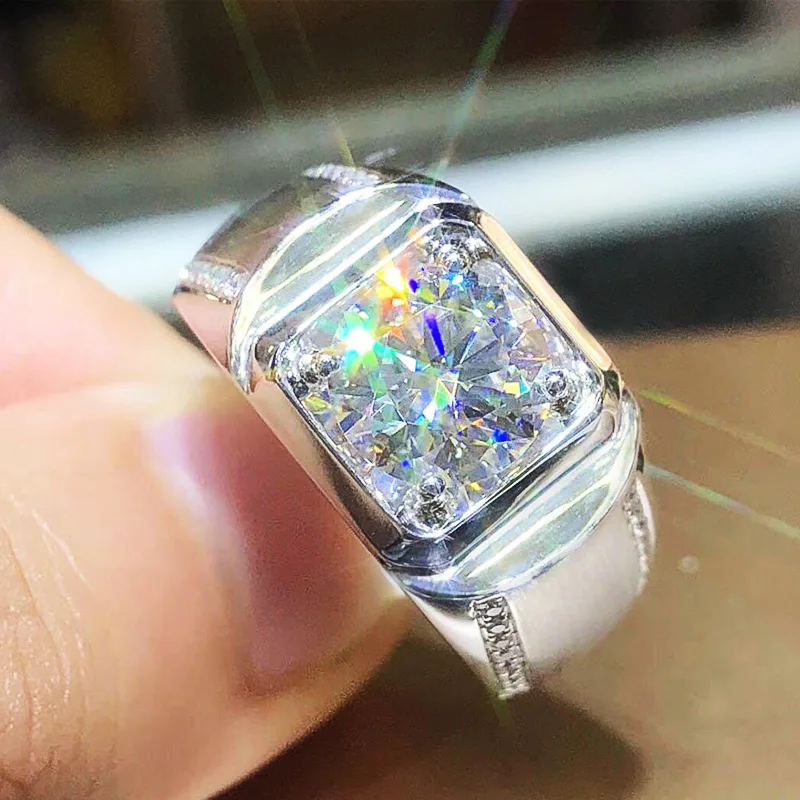 Huitan Luxury Solitaire Band Women Ring Engagement Proposal Rings for Girlfriend Anniversary Gift Simple and Classic Jewelry New