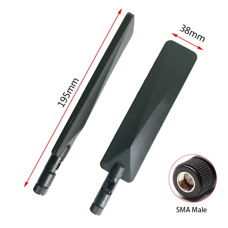 700-2700MHz 4G router antenna All Netcom LTE high gain 12dbi flat paddle omnidirectional folding glue stick sma male antenna