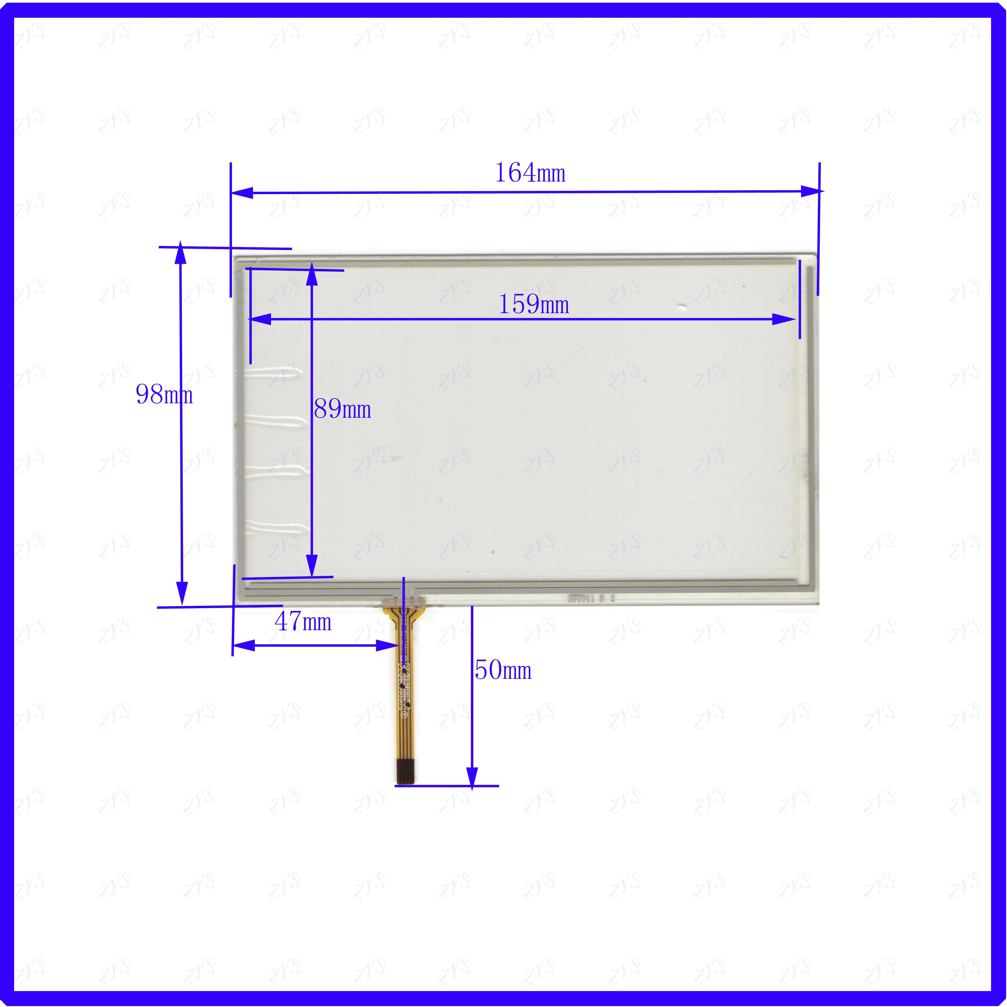 

ZhiYuSun New XWT911 164*98mm Touch Screen Touch Panel Glass Replacement XWT 911 164*98