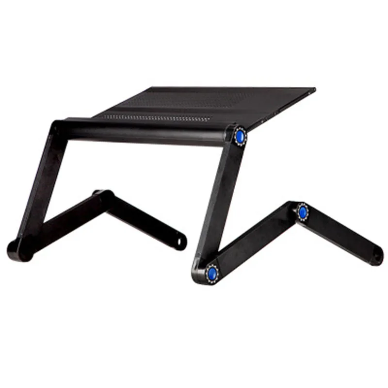 Aluminum Notebook Folding Bed Desk Computer Desk Adjustable Laptop Table Computer Stand Tables Office Desk Breakfast Tray