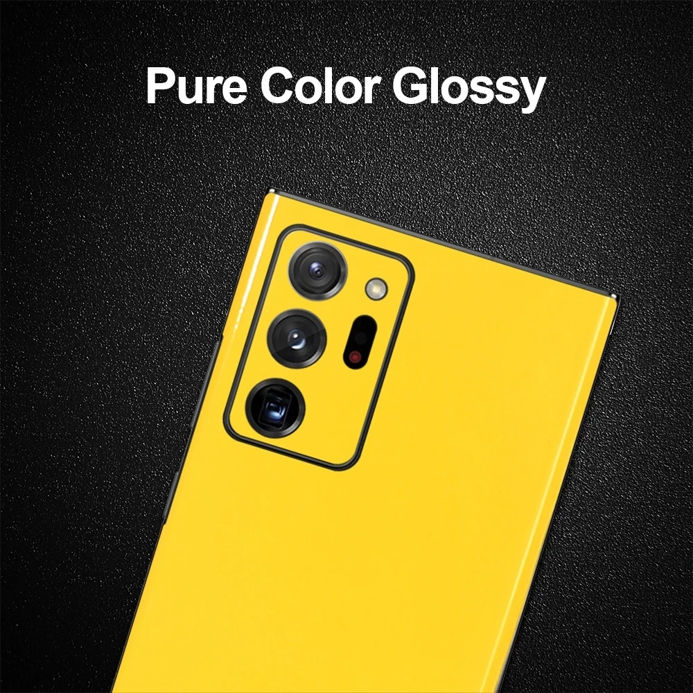 3D Glossy Ice Film Wrap Skin Back Film For Samsung A90 A80 A70 A60 A50 A40 A30 A20 A30S A40S A50S A70S A51 A52 A71 Rear Stickers