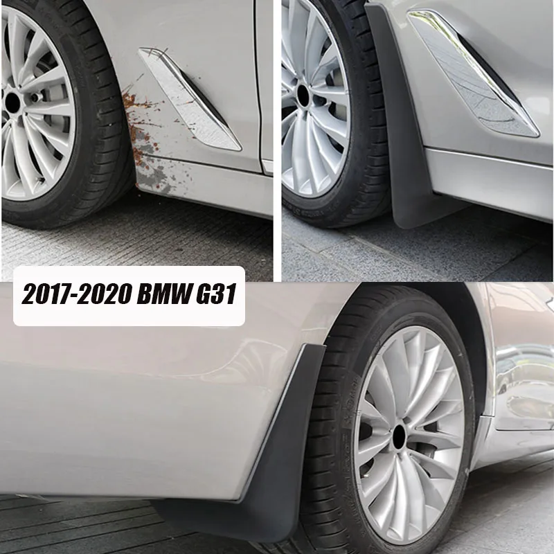 Mud flaps for BMW 5 series E60 E61 F10 F11 G31 F07 GT5 mudguard fender mudflap splash guards car accessories auto styline