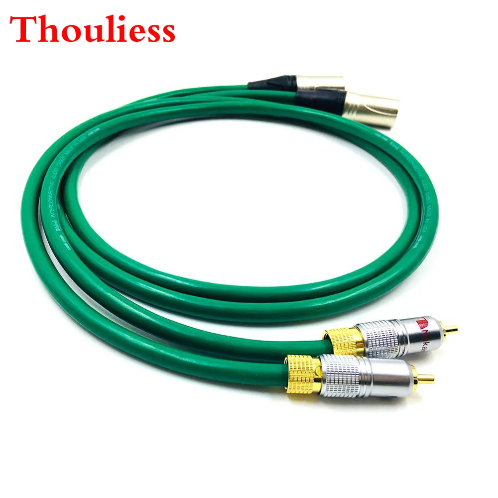 Thouliess Pair Type-Nak-chi RCA to XLR Balacned Audio Cable RCA Male to XLR Male Interconnect Cable with MCINTOSH USA-Cable