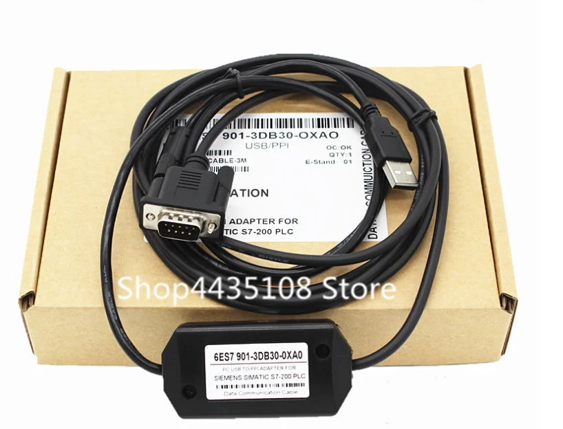 1pcs PC USB TO PPI adapter / USB-PPI+ programming cable for simatic S7-200 PLC and TP170 touch panel  6ES7901-3DB30-0XA0