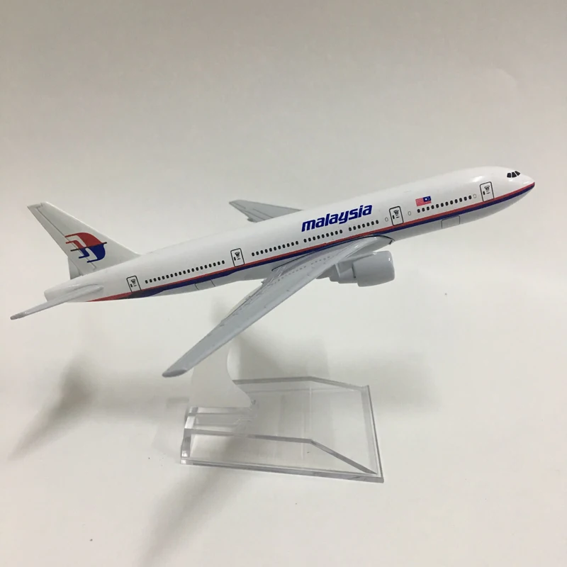 JASON TUTU 16cm Malaysia Airlines Boeing 777 Plane Model Airplane Model Aircraft Model 1:400 Diecast Metal planes toy