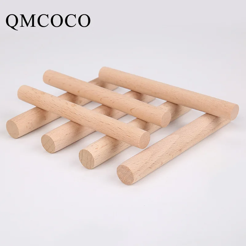 

5Pcs DIY Round Beech Sticks Wooden Counting Rods Educational Toys Wooden Crafts Jewelry Clothes Accessories Tools Woodworking