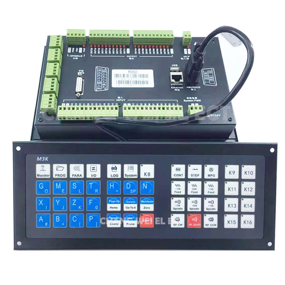 Newly Updated M350 3-axis 4-axis 5-axis Cnc Controller Extended Keyboard Keyboard Keys