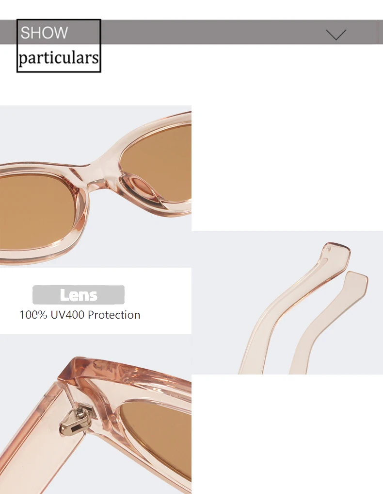 OEC CPO Vintage Cat Eye Sonnenbrille, grüner Punk-Stil, UV400-Schutz, ovale Form, modische Brillen für Damen und Herren – Detail 8