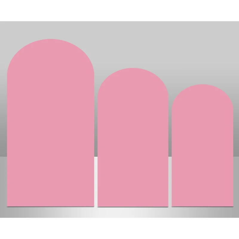 مخصص قوس خلفية غطاء أبيض وردي أسود حفل زفاف عيد ميلاد خلفية الديكور راية تبادل لاطلاق النار صورة واحدة مزدوجة الوجهين