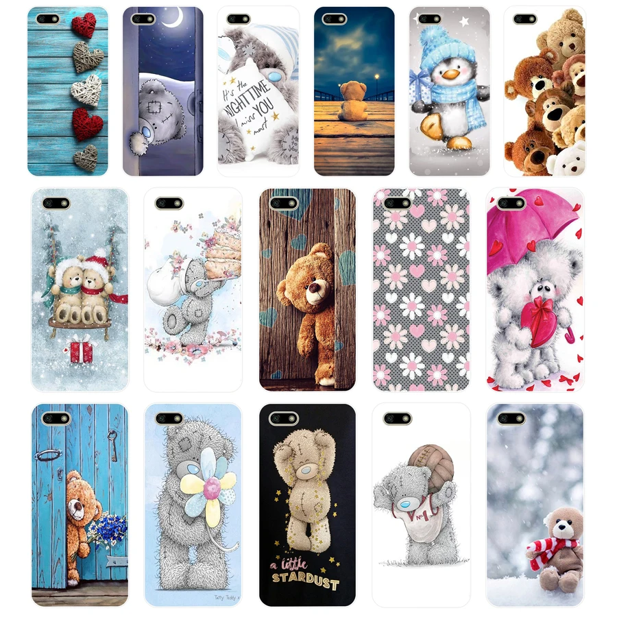 386FG Tatty Teddy Me To You Bear Soft Silicone Tpu Cover Case for huawei Honor 7a 5.45 pro 5.7 7c 7x y5 2018 case