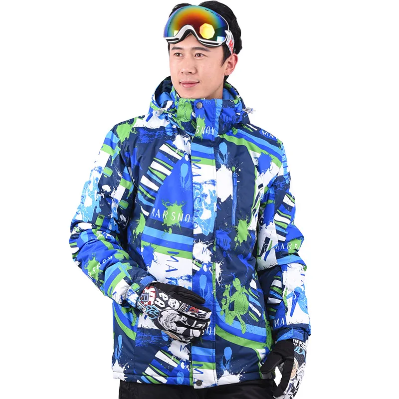 -30 Degree Male Ski Jacket Men\'s Winter Jacket Outdoor Waterproof Windproof Snowboard Wear Clothes Skiing Snow Clothing Costume