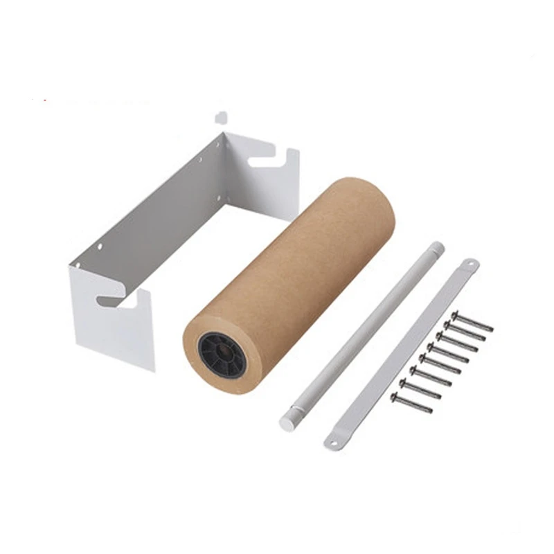 Studio Roller DIY Kraft Paper Studio Wall Mounted Roller Wall Mount Kraft Paper Holder Art Easel Note Taking Roller for Kids