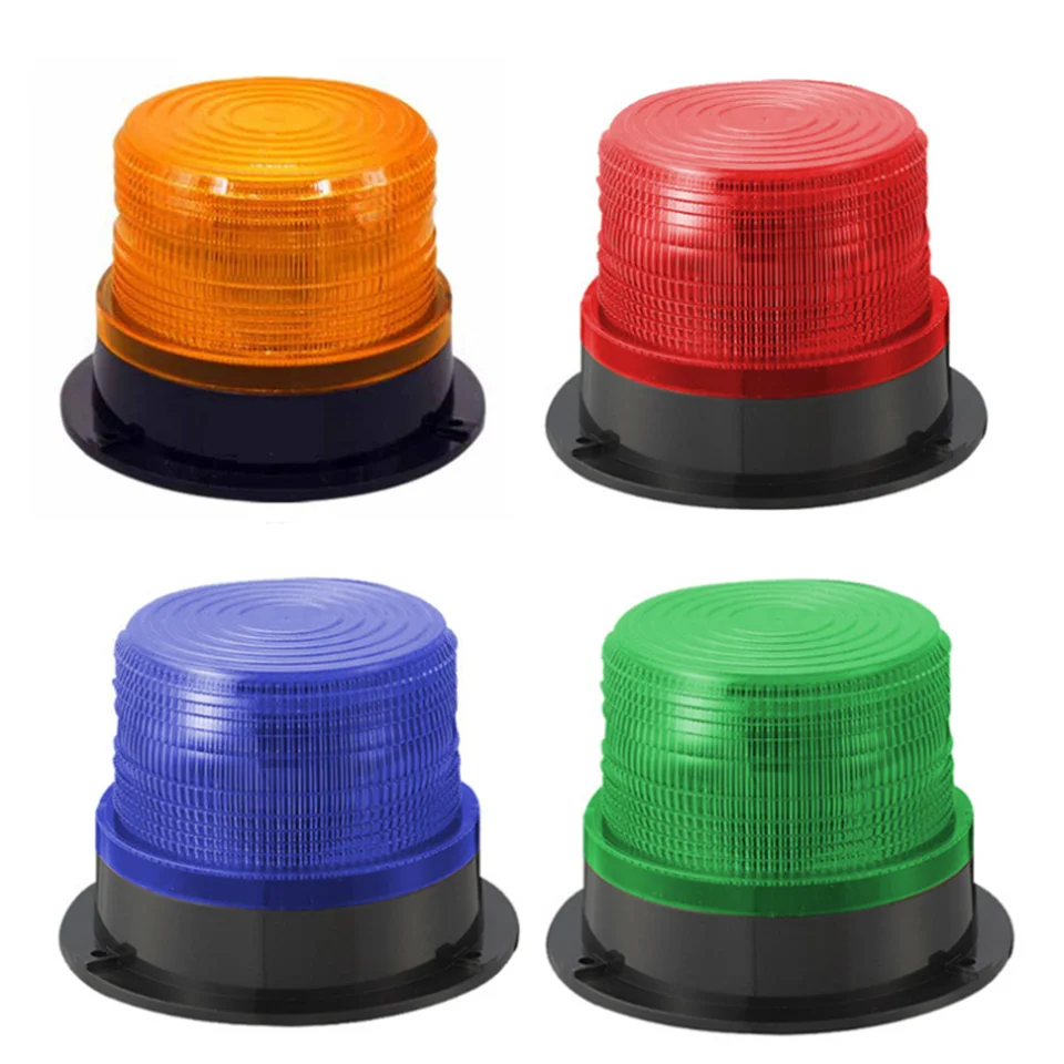 Luz estroboscópica LED para coche, luces intermitentes de advertencia de emergencia para camión, vehículo, autobús escolar, 12-24V