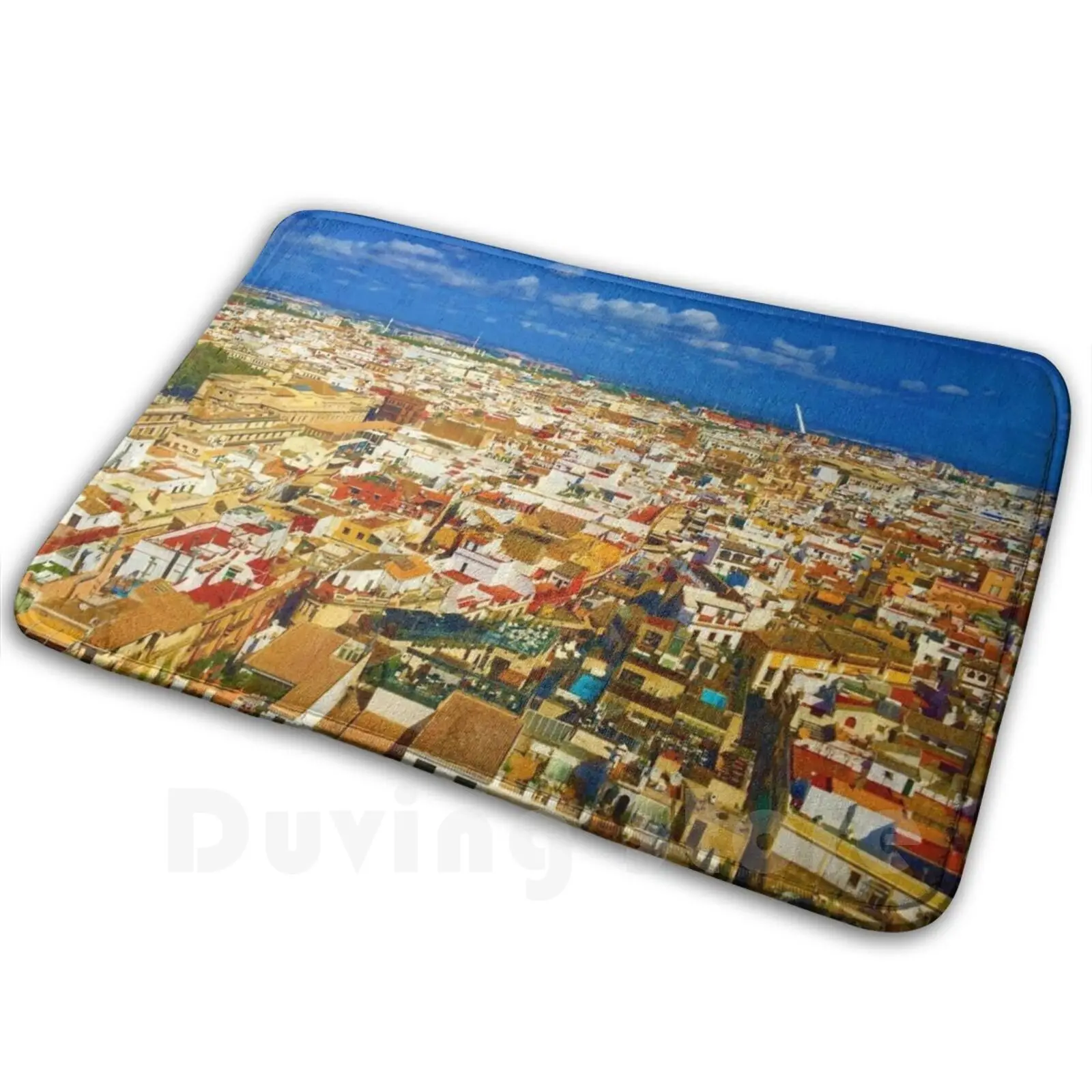 Sevilla Carpet Mat Rug Cushion Soft Sevilla Seville Spain Clouds Plaza De Espana Espana Espa ? A Andalucia Nodo